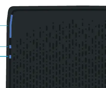 Top panel LED locations