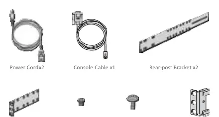 Included accessories for N Series switches