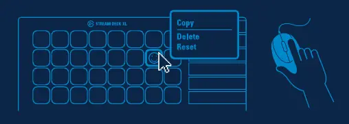 Right-click menu options