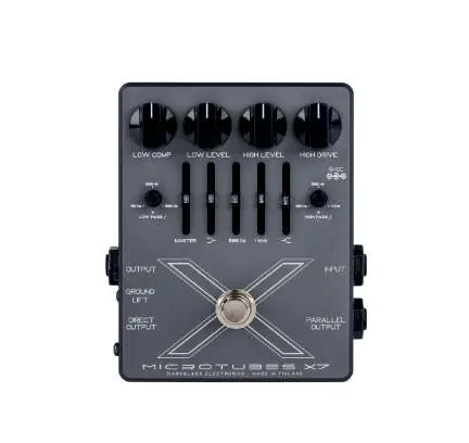Darkglass MICROTUBES X7 control panel layout