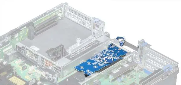 Installing the 10GbE card in slot 3