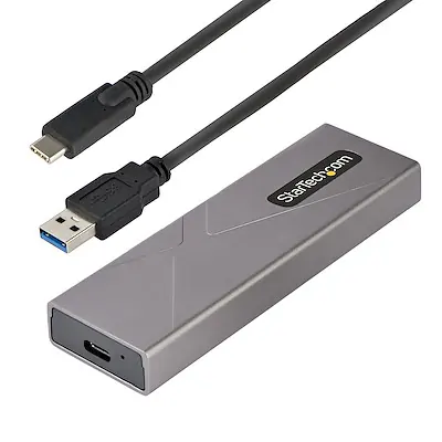 StarTech.com M2-USB-C-NVME-SATA SSD Enclosure with included cables