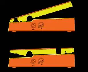 Expression pedal positions
