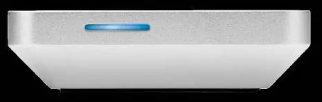 LED indicator and USB-C port location