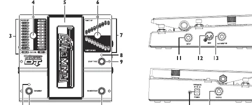 Whammy DT Controls and Rear Panel