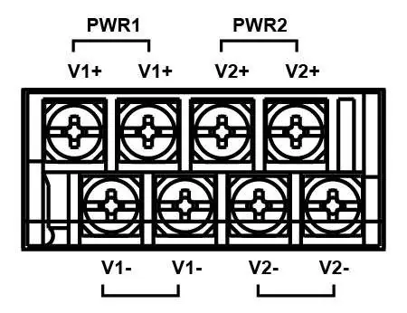 Power Input Connector Wiring