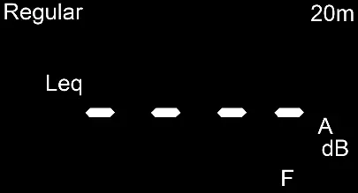 Leq working state display