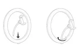 Attaching the flexible stand mount