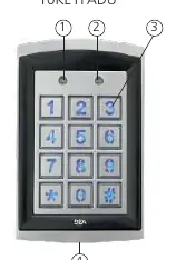 BEA 10KEYPADU and 10KEYPADUSL models