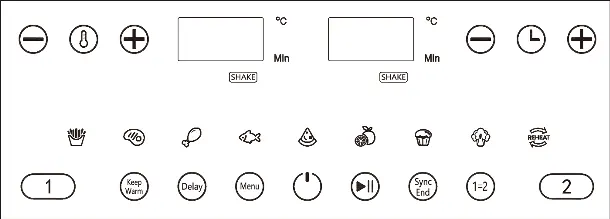 Control panel layout