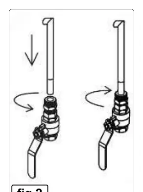 Fig 2: Dispensing valve assembly