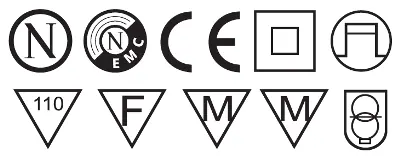 Review the safety and compliance symbols.