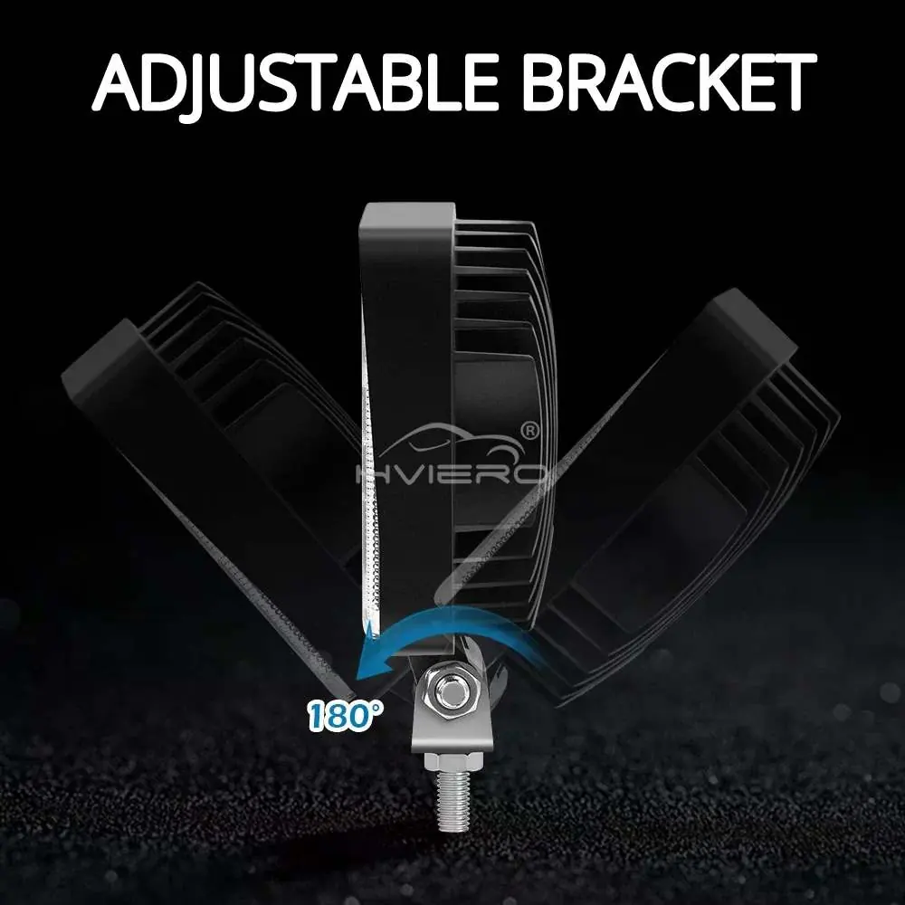 180-degree adjustable bracket mechanism.