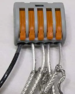 Wire connector detail