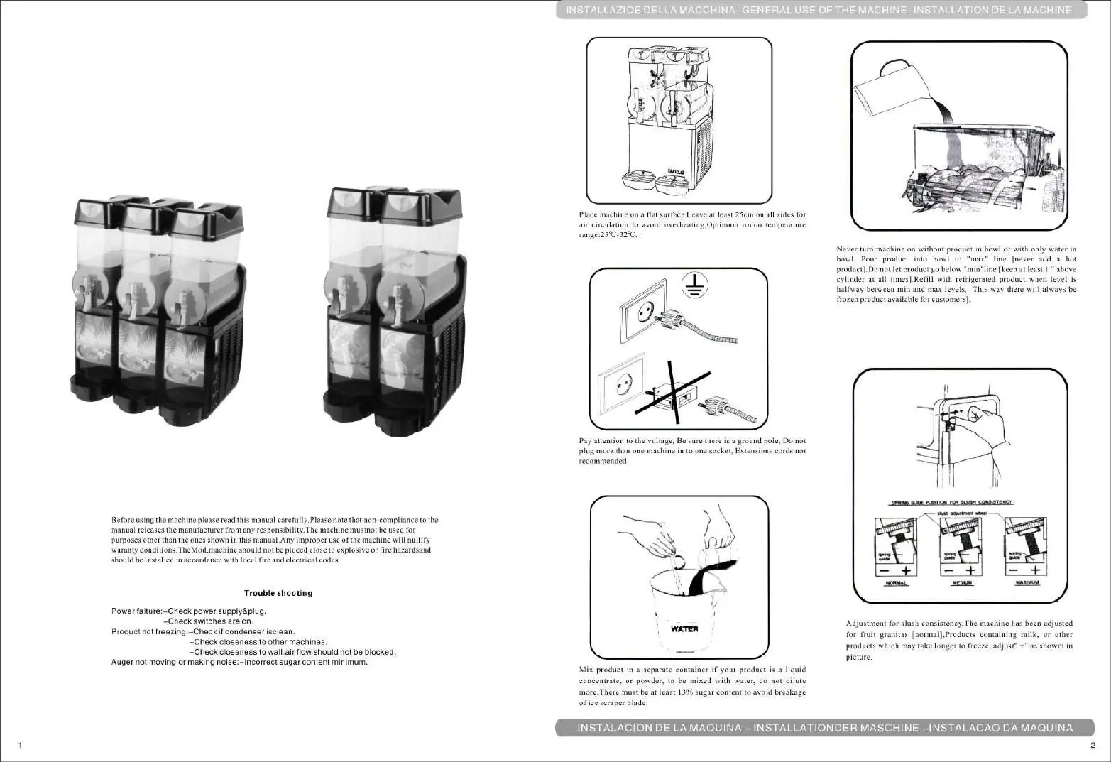 Installation and placement requirements