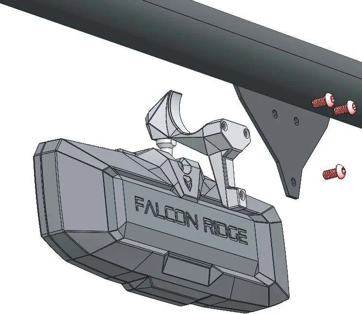 Mounting the mirror assembly to the vehicle