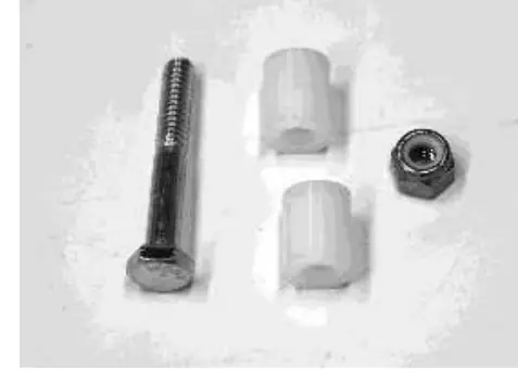 Hardware assembly for the vent slider