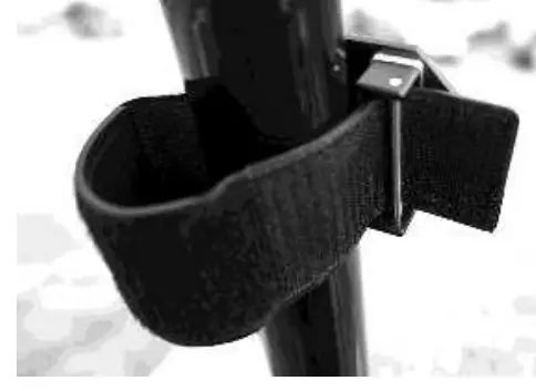 Velcro strap installation