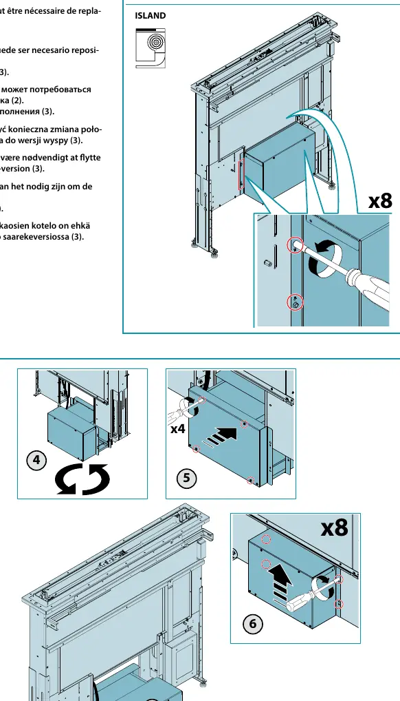 Motor rotation steps