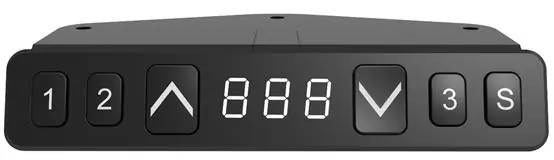 Digital handset control panel