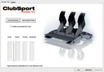 PC driver interface for testing and calibration