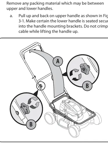 Handle assembly and hairpin clip installation