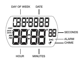 Segmented LCD display components