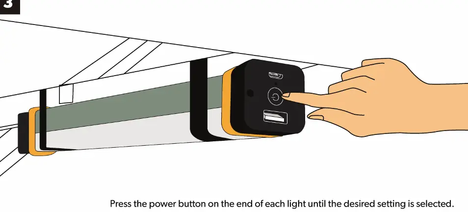 Operating the light