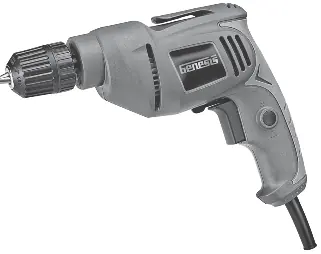Genesis 3/8" VSR Electric Drill