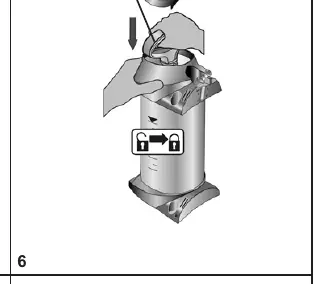Locking/unlocking the pump handle