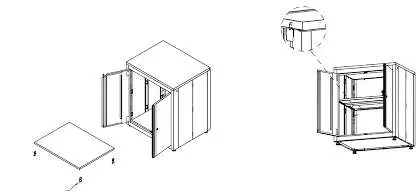 2 Door Base Cabinet assembly steps
