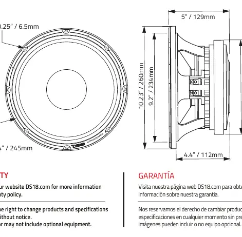 Dimensional drawing of the 10PRO1200MB-8