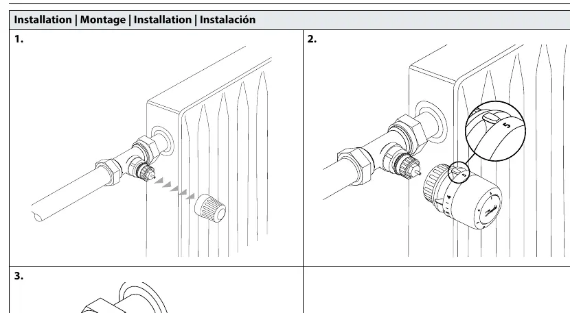 Standard installation steps 1-3