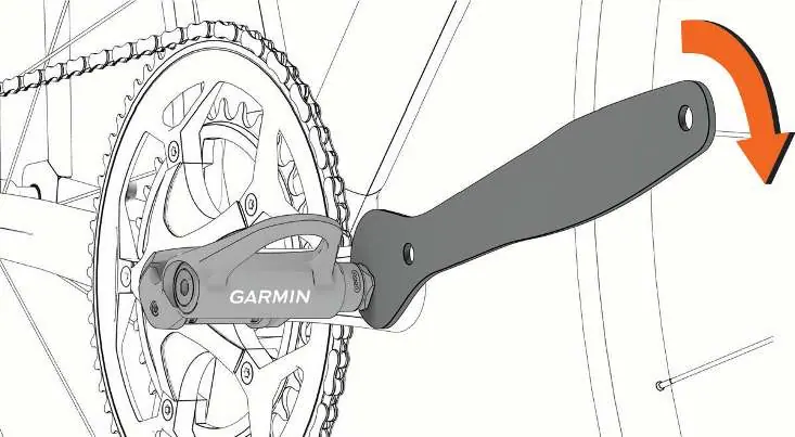 Tightening the pedal axle