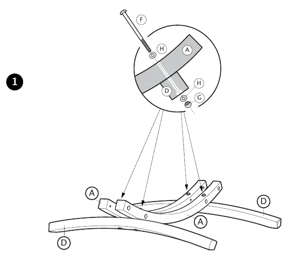 Step 1: Initial base assembly