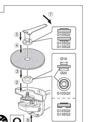 Assembling cutting wheel