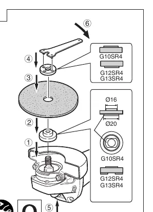 Assembling cutting wheel