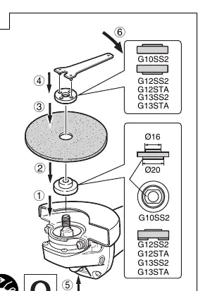 Assembling cutting wheel