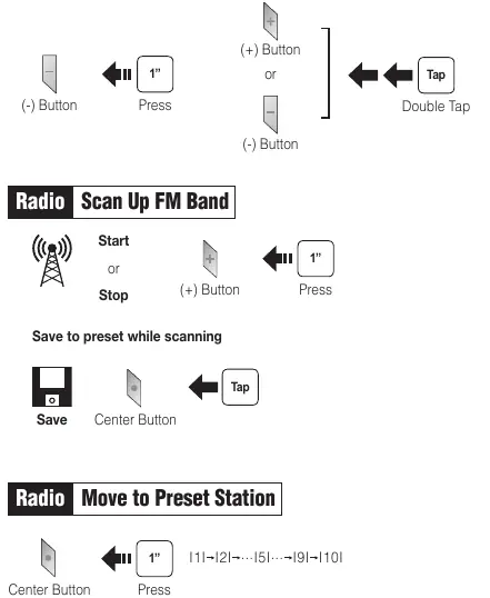 Radio operation controls