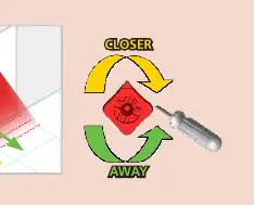 AIR curtain angle adjustment