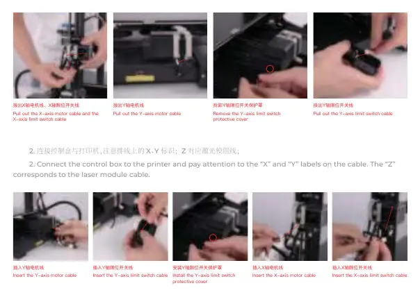 Wiring and assembly steps