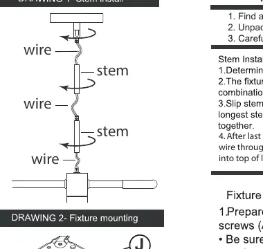 Stem assembly and wire routing