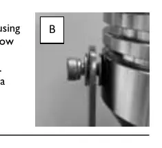 Adjusting the spotlight head via U-bracket