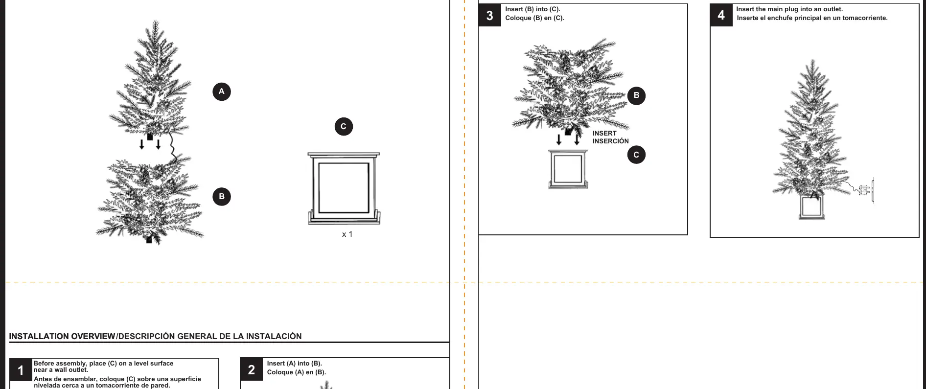 Installation diagram from the manual