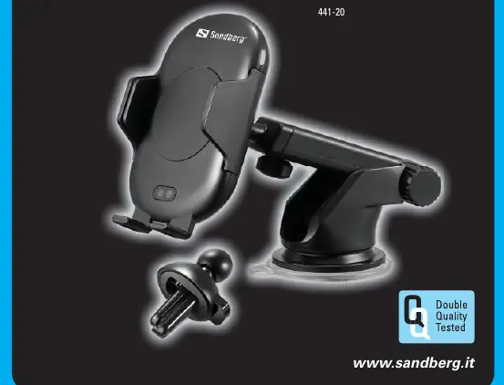Sandberg In Car Wireless Charger IR 10W unit