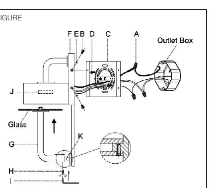 Fixture assembly and wiring diagram
