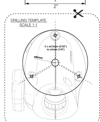 Drilling template