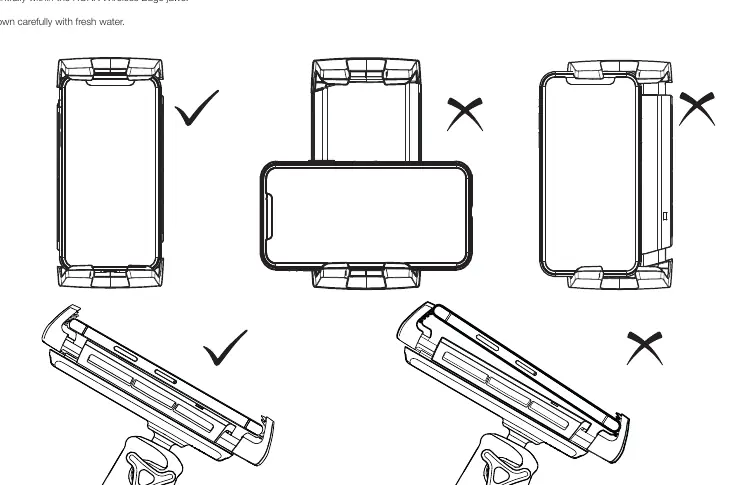 Correct device placement