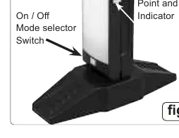Mode selector switch and USB charging point