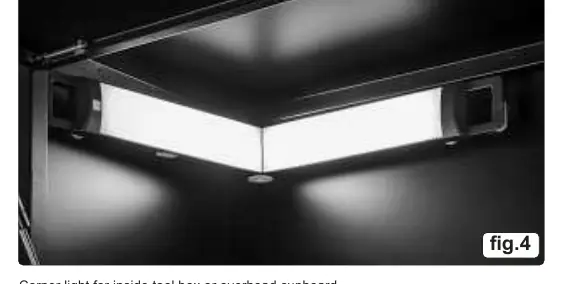 Corner light usage